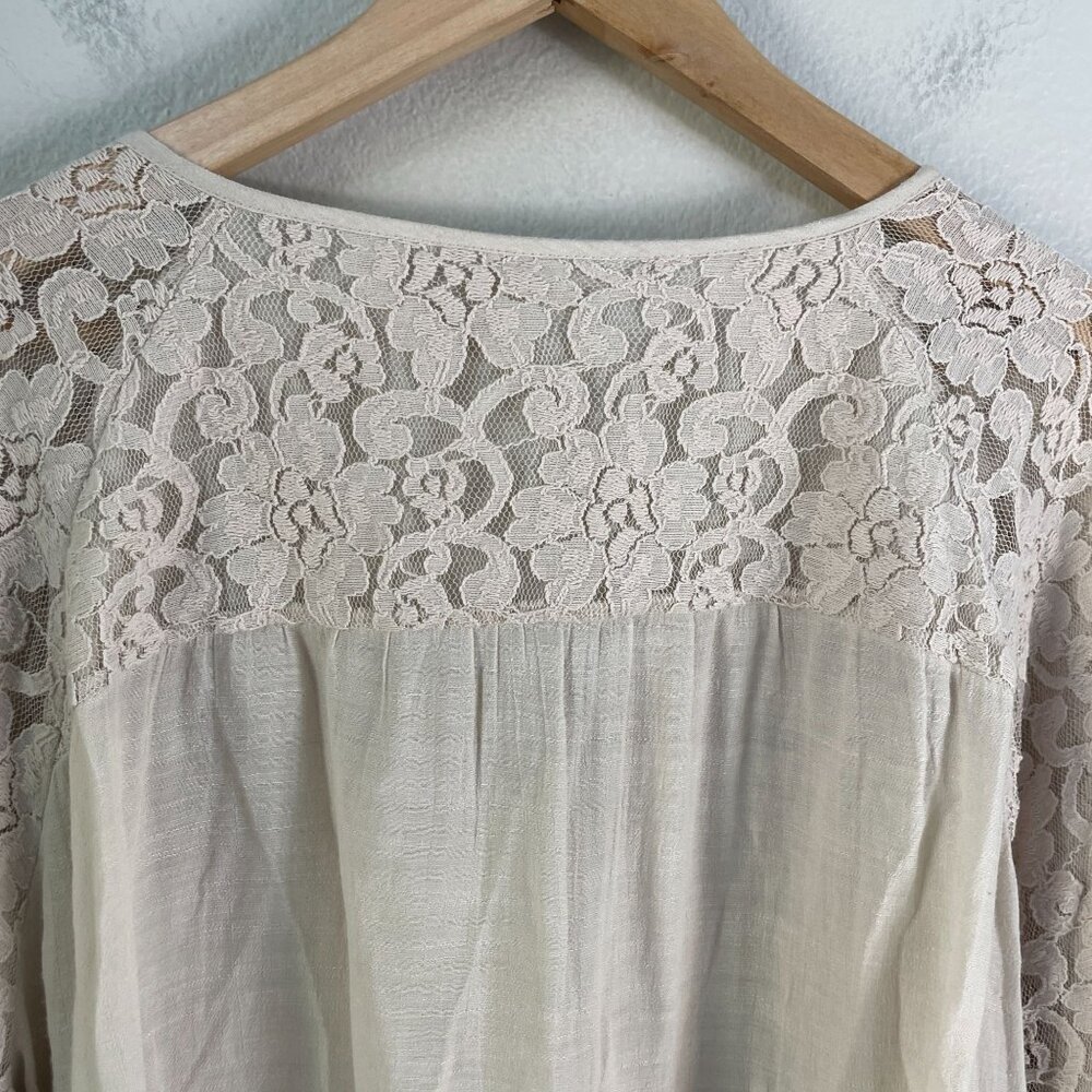Westport‎ Womens Plus 3X Lace Trim Tunic Top V Neck 3/4 Sleeve Shirt - Picture 13 of 13